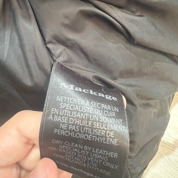 MACKAGE WINTER JACKET BLACK SIZE 42 - Picture 2 of 6